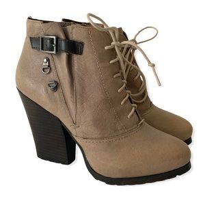 Bacio 61 Pesanti Leather Block Heel Ankle …